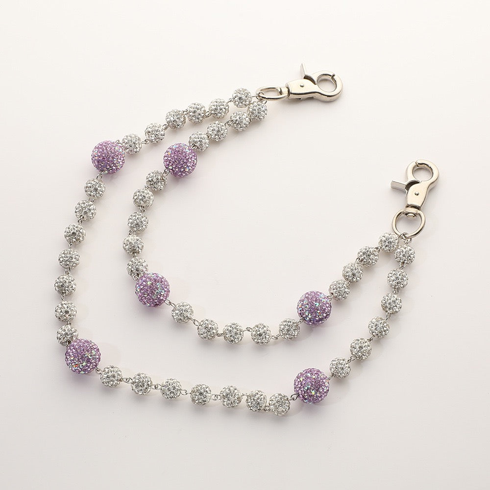 Drill Ball Pants Chains-Purple Rain