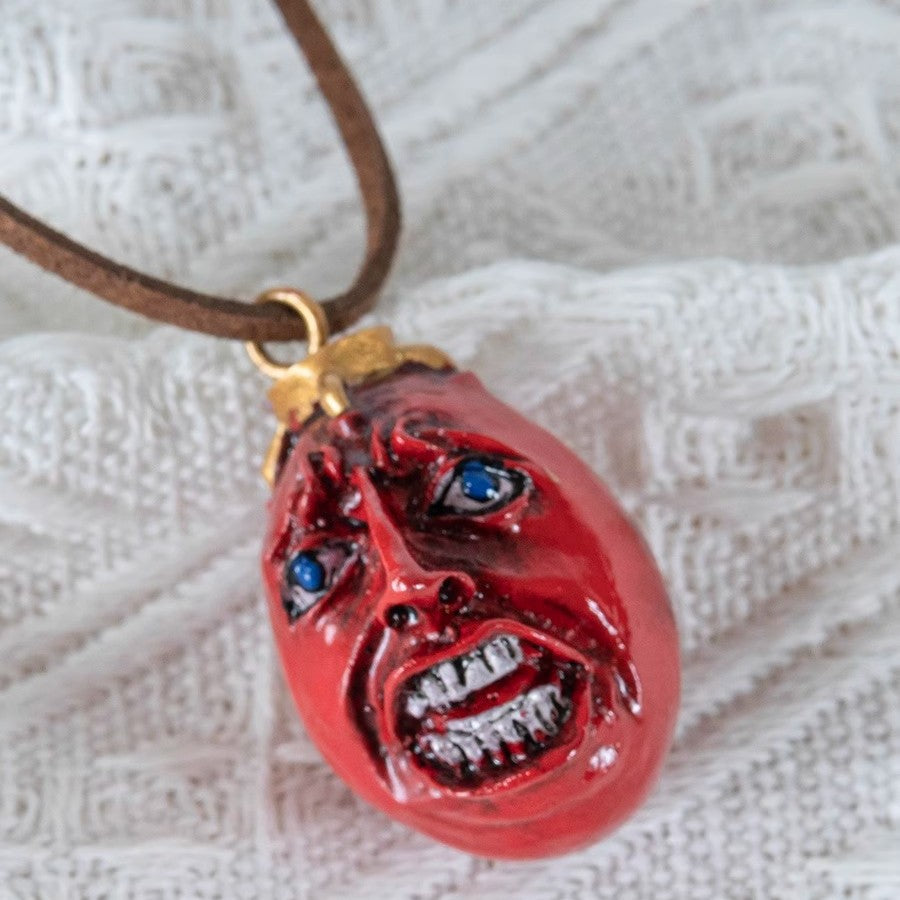 3 pcs Berserk Behelit Eye Pendant Necklace, Dark Fantasy AnimeJewelry, Gothic Punk style Accessory for Fans & Collectors.Unique Cosplay Gift