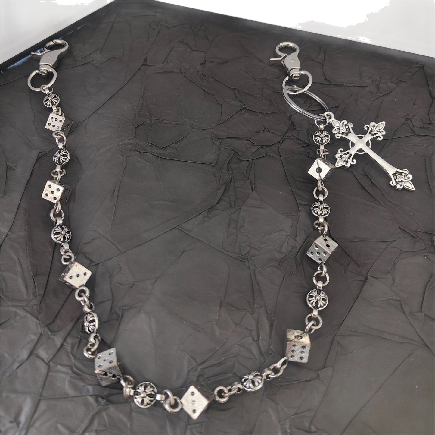 Dice Pants Chain, Hip Hop Streetwear Accessory, Cool Punk Jeans Chain