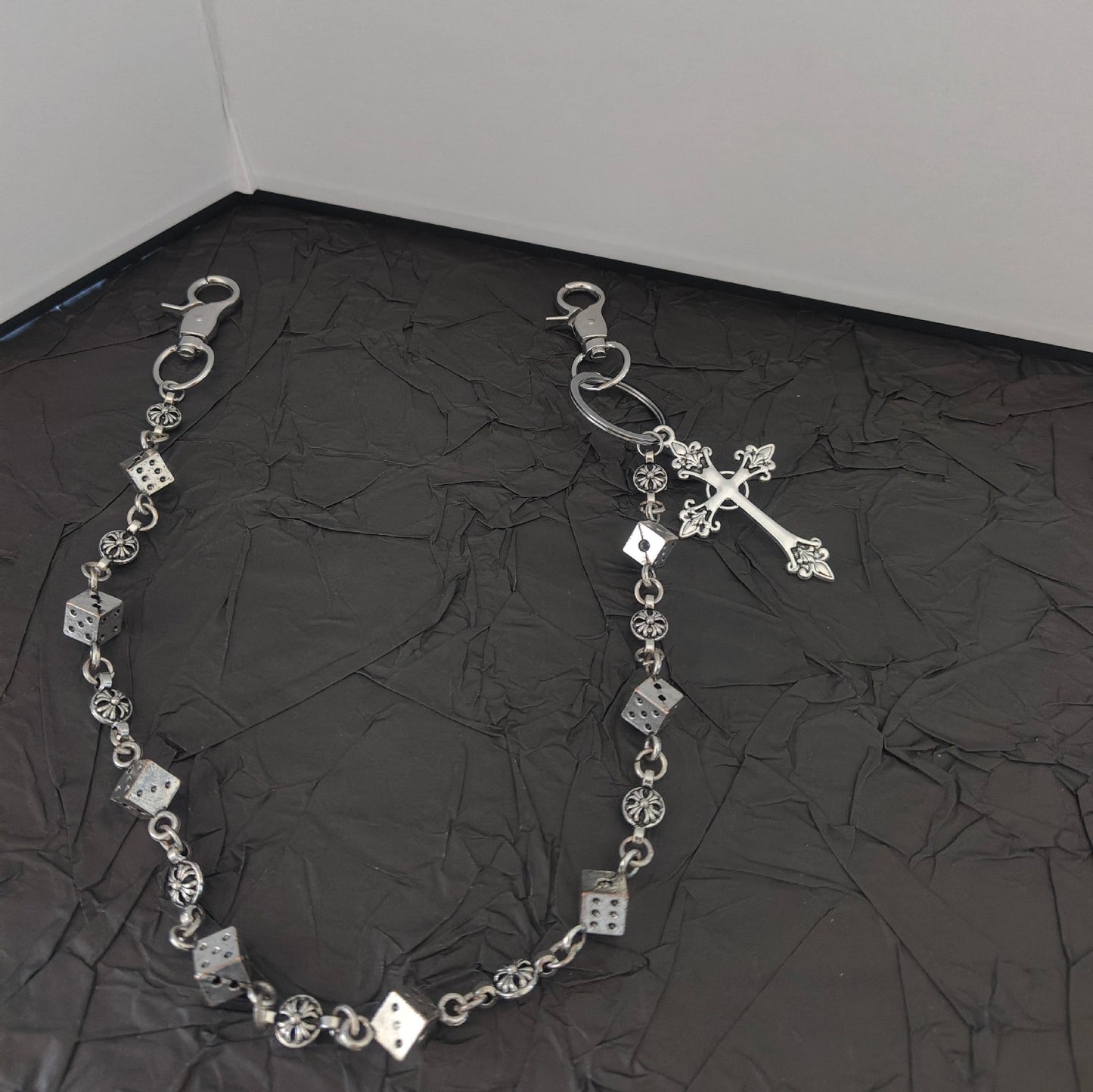 Dice Pants Chain, Hip Hop Streetwear Accessory, Cool Punk Jeans Chain