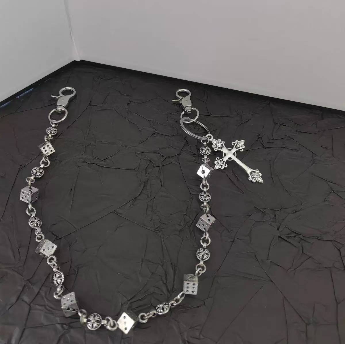 Dice Pants Chain, Hip Hop Streetwear Accessory, Cool Punk Jeans Chain