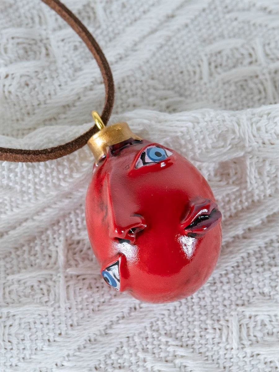 3 pcs Berserk Behelit Eye Pendant Necklace, Dark Fantasy AnimeJewelry, Gothic Punk style Accessory for Fans & Collectors.Unique Cosplay Gift